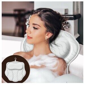 Bath Pillow Bathtub Pillow Luxury Bath Pillows for Tub Neck and Back Support